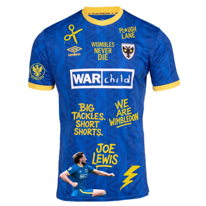 AFC Wimbledon Joe Lewis Shirt Home